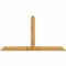 Ekena Millwork Portland Rough Sawn Timber Gable Bracket, Western Red Cedar, 96"W x 52"H x 6"D x 6"F, 13/12 Pitch GBW096X52X0606POR00RWR - alternate 1